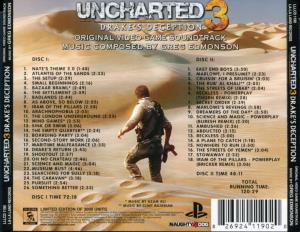 Uncharted 3 Original Soundtrack (Back)